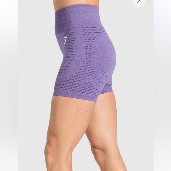 Gymshark Vital Seamless Shorts – Functional Purple Marl  xl - Picture 2 of 8
